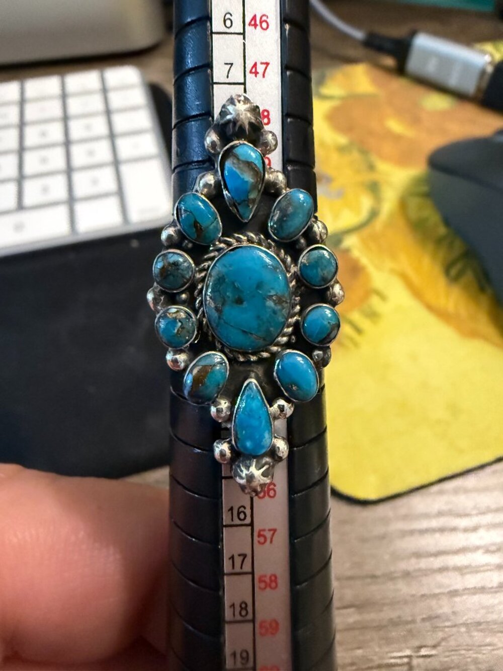 925 Turquoise ring